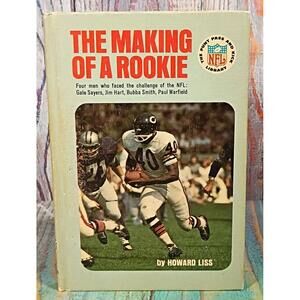 The Making of a Rookie by Howard Liss - Vintage NFL Sports Book